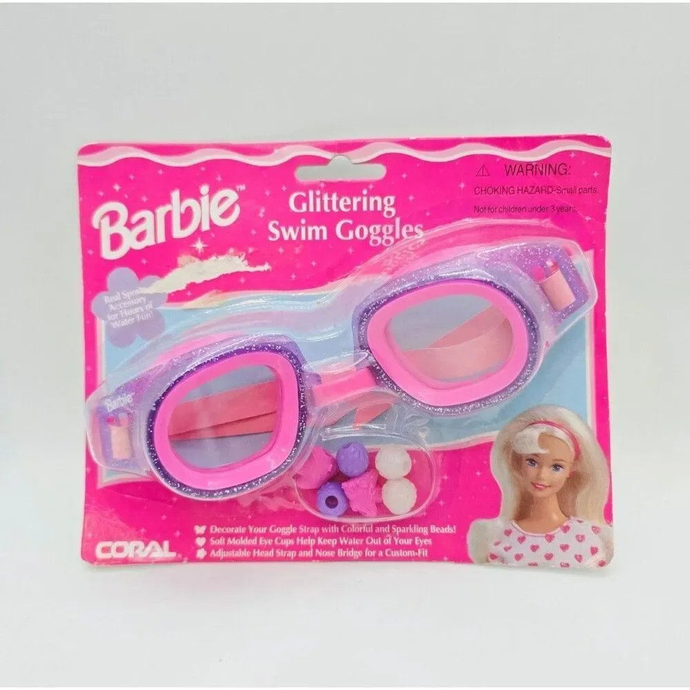 Barbie Glittering Swimming Goggles Mattel 1997
